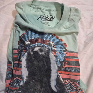 Popular Poison Mint Green Bear Graphic Tee